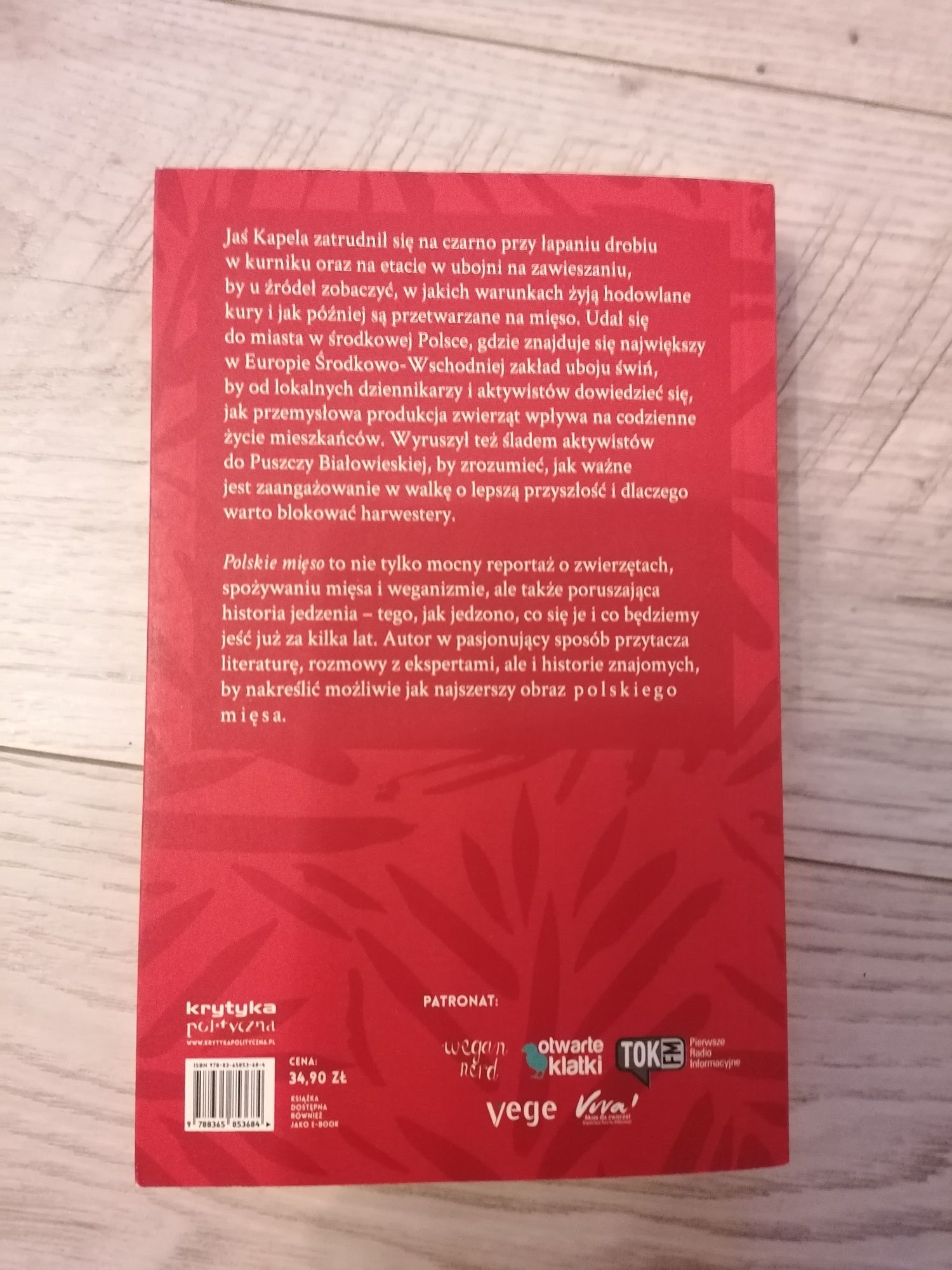Książka Polskie mięso Jak zostałem weganinem i przestałem się bać