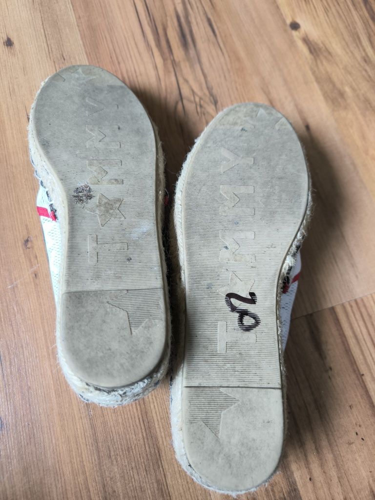 Tommy Hilfiger espadryle damskie 37 białe Tommy