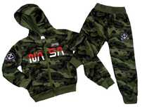 MORO dres spodnie i bluza suwak 82A DRONE 4Y red