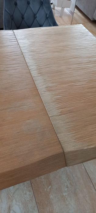 Duży stół rozkładany dla 10 osób metal+drewno loftowy