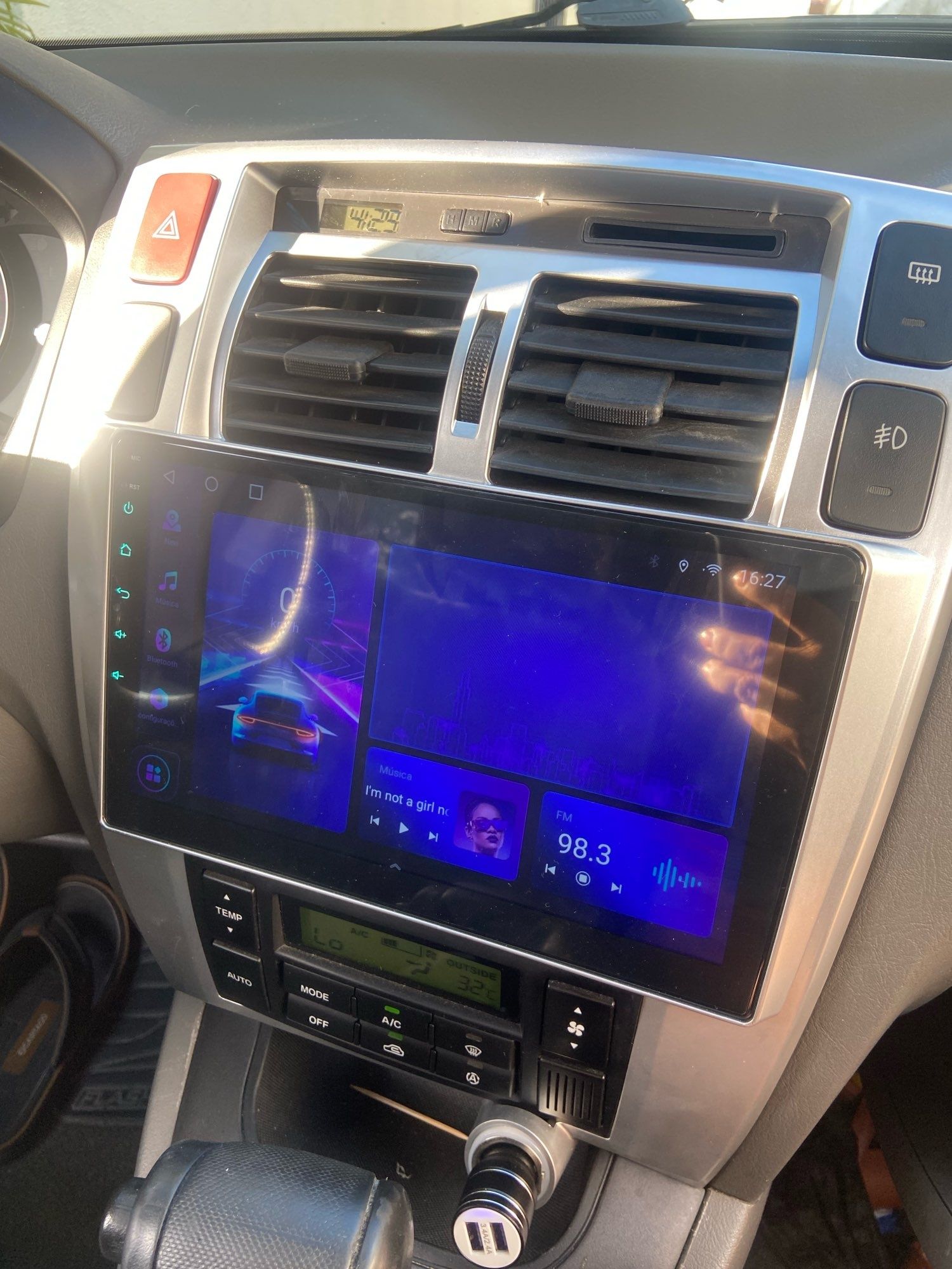 Автомагнітола Hyundai Tucson 2004-2013, Android, usb, Bluetooth