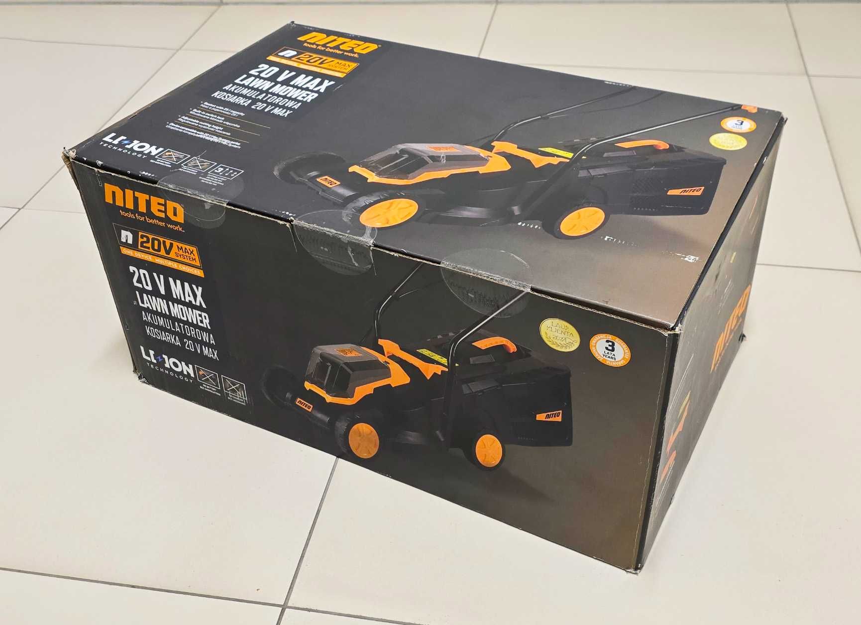Nowa Kosiarka Niteo akumulatorowa 20V Max | 32 cm szerokość koszenia