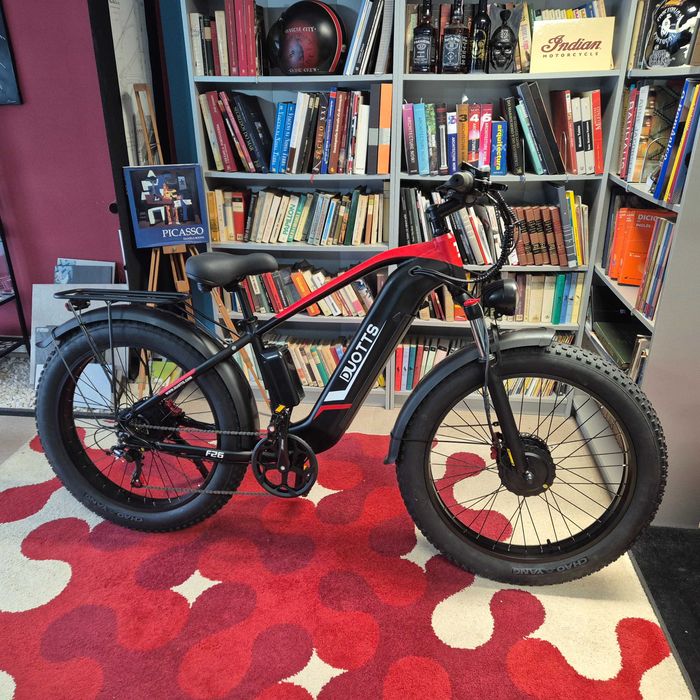 E-Bike Duotts F26 - 2x750W com duas baterias e sacos de viagem