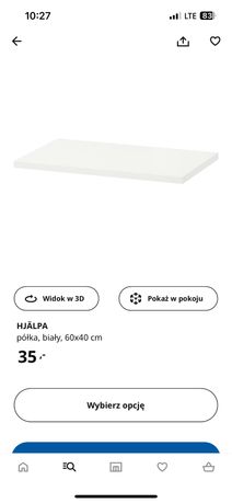 Półka Hjälpa Ikea 60x40