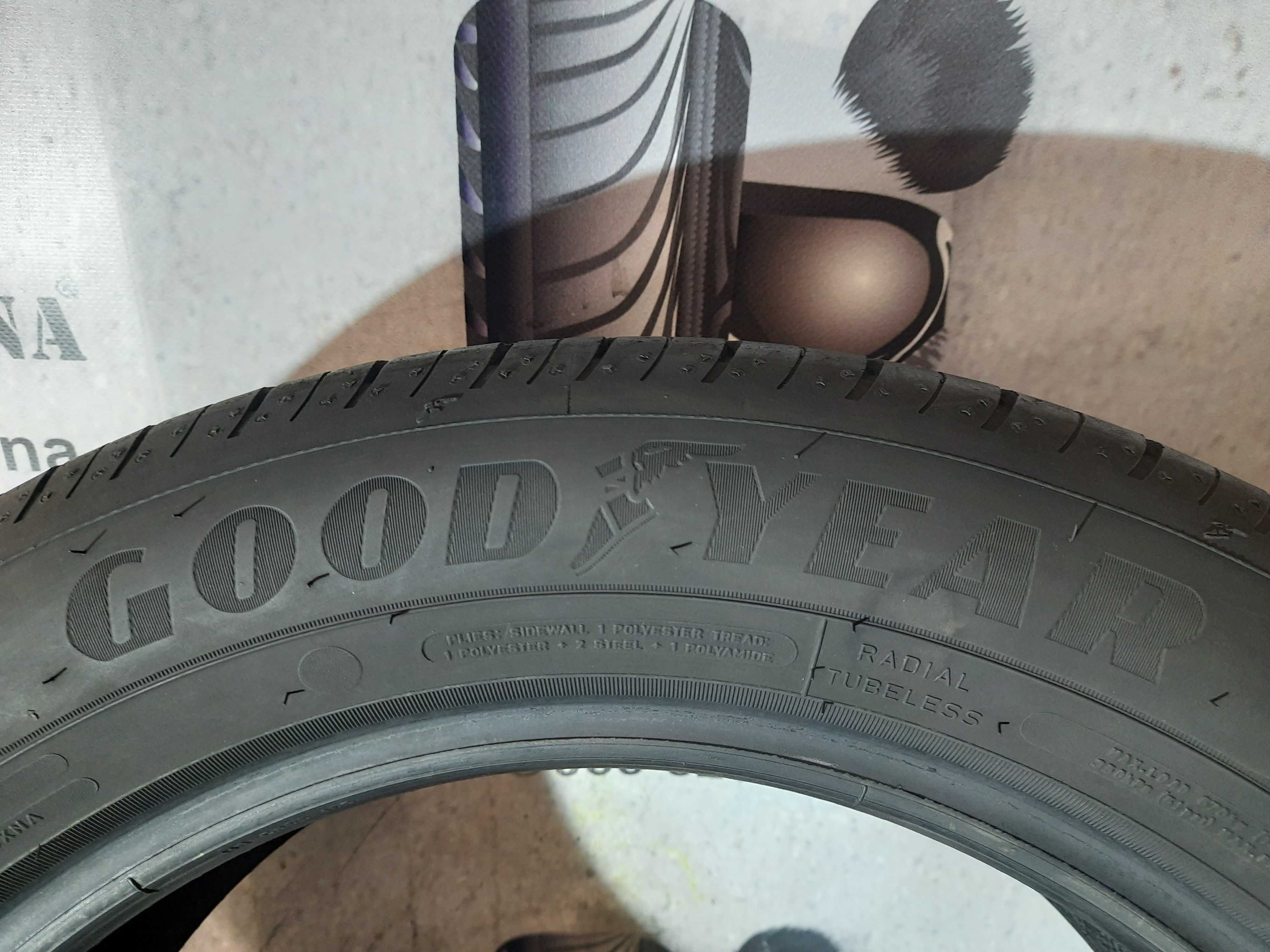 Шини 7мм 215/55 R17 GOODYEAR EfficientGrip Perfomance 2 б/у літо склад