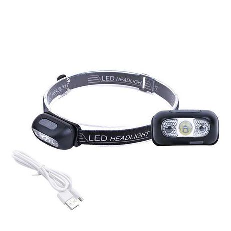 Налобный светодиодный LED фонарик для ходьбы/охоты/рыбалки/работы