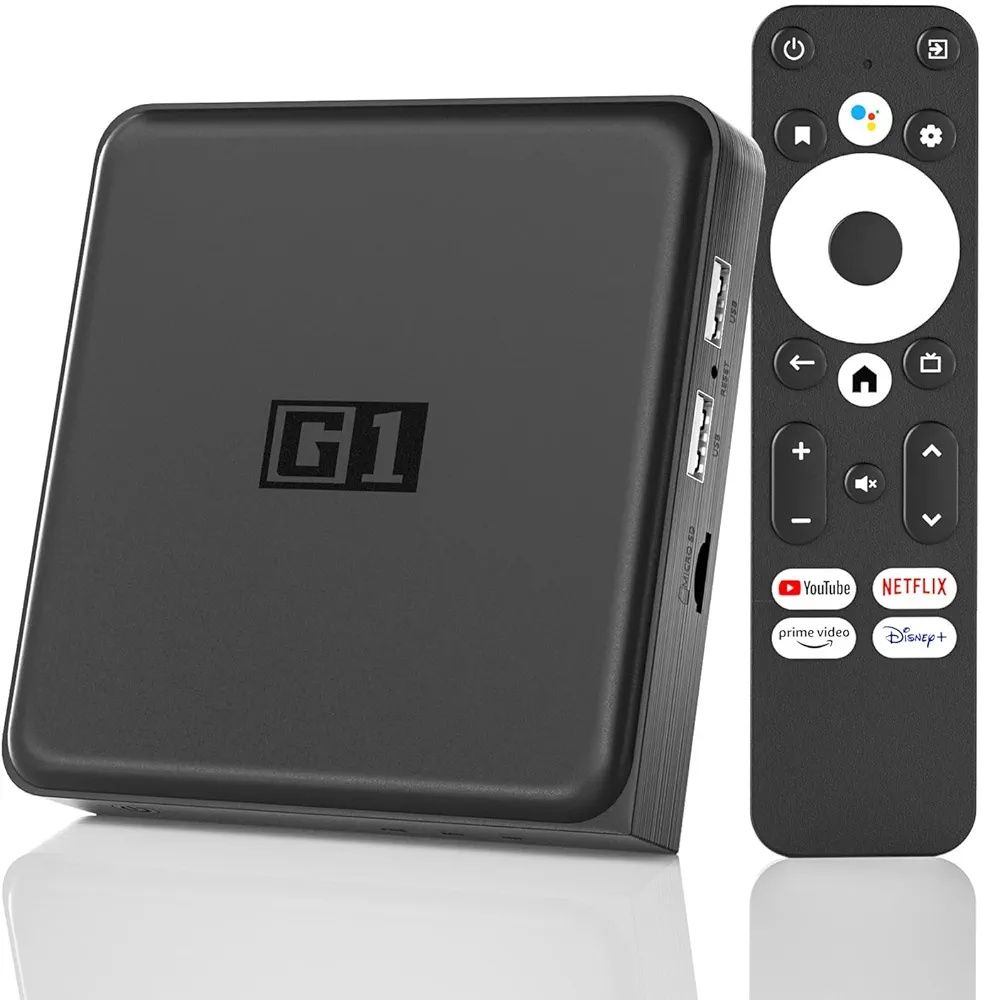 Android 11.0 TV Box 2024, Kinhank G1 Netflix, сертифікована