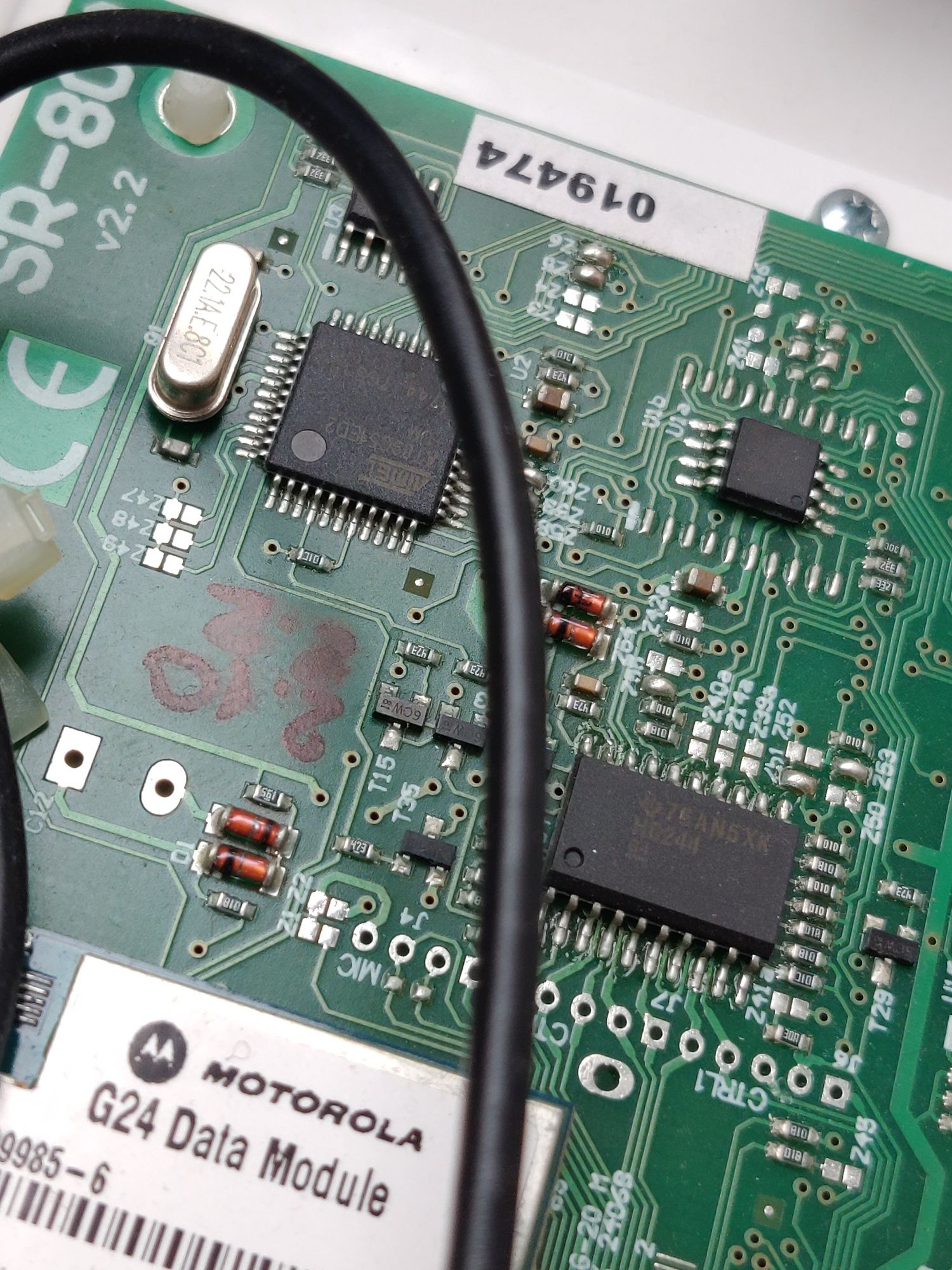 1szt Nadajnik moduł gsm sms MOTOROLA G24 bramka monitoring ochrona