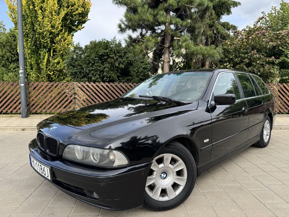 Bmw 525d-2003r-diesel-e39-163km-Automat-Navi-Hak-Klima sprawna