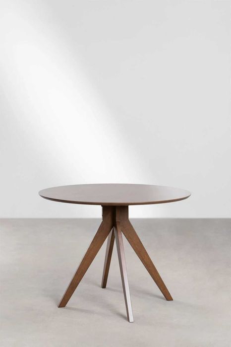 Round wooden table (100cm)