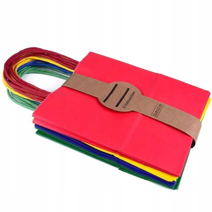 Torby Torebki Prezent Papierowe Torba Prezentowa 32x18cm 36 szt.
