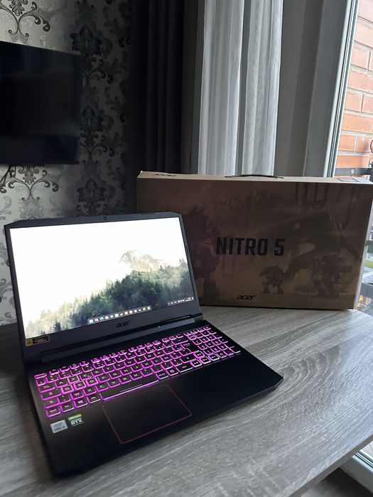 Ігровий ноутбук Acer Nitro 5 з Rtx 3060 проц i5 10300H на 16 озу
