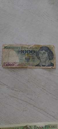 Banknot 1000zł Kopernik 1982