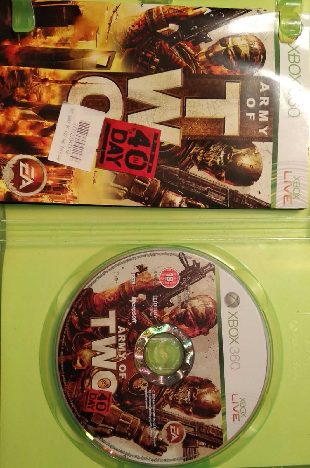 Диск игровой ARMY OF TWO-2 "40 DAY"  XBOX 360, Рal, лицензия