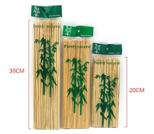 Шпажки бамбуковые для барбекю и гриля 20; 25; 30 см