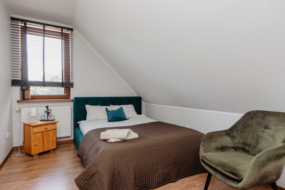 Mazury Ełk Dom Lux 4 syp. + apartament 4 os. dla 10-18 os. Bania/sauna