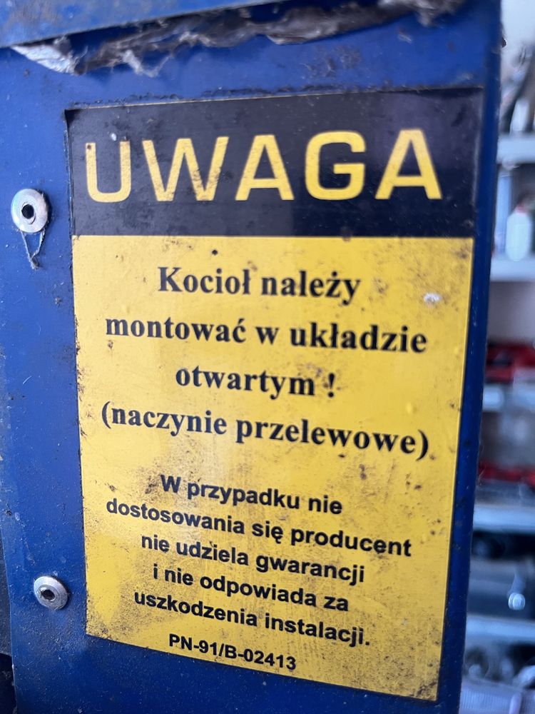 Kocioł, piec, nie używany