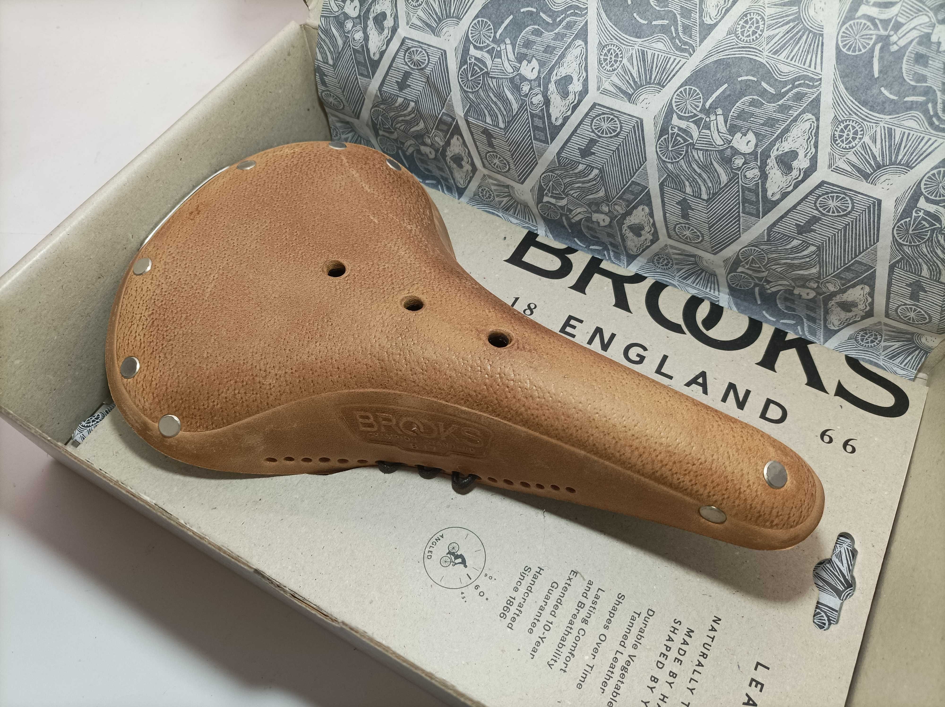 Brooks B17 Man Dark Tan siodełko męskie brązowe NOWE