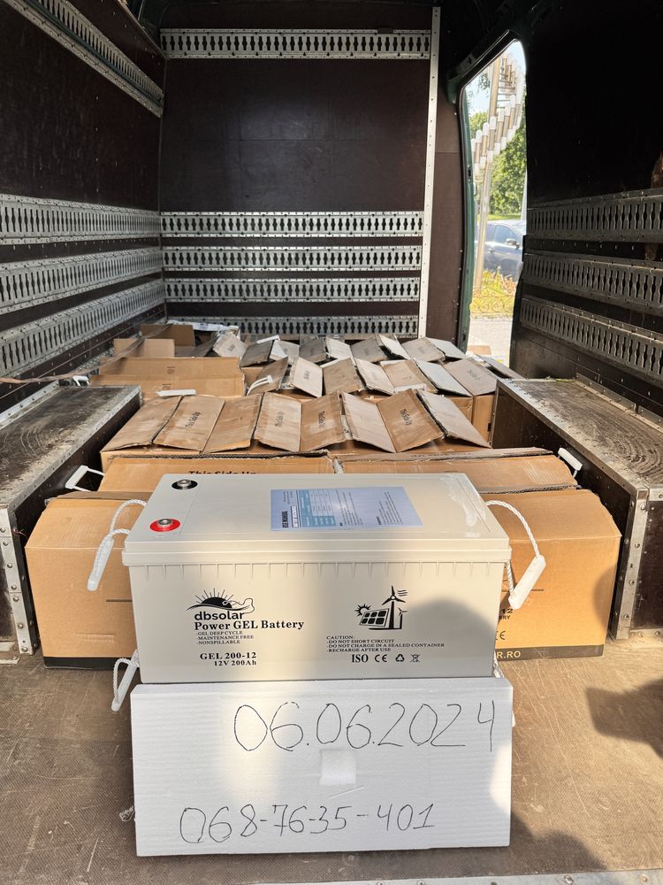 250ah/200ah/150ah/100ah. Gel аккумулятор Jarrett,Monbat . Гарантія