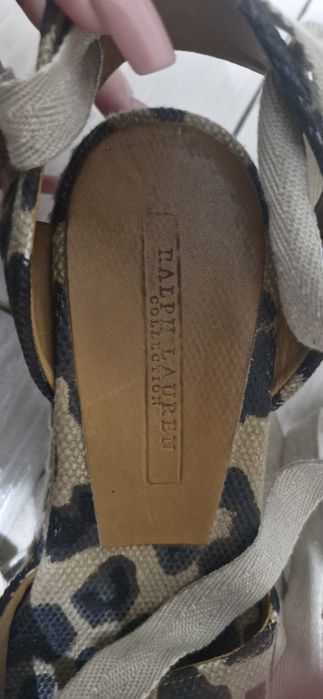 Letnie Buty Ralph Laureen panterka