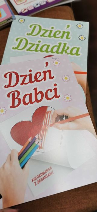 Kolorowanki, łamigłówki