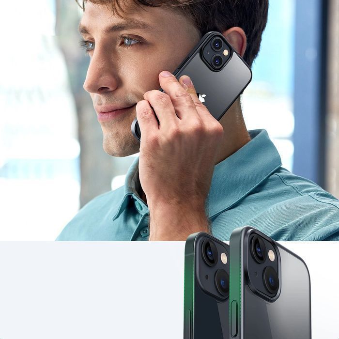 Ugreen sztywne etui z żelową ramką i wbudowaną podstawką do iPhone 14