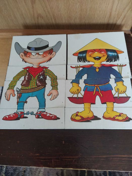 układanka dla dzieci trzy komplety