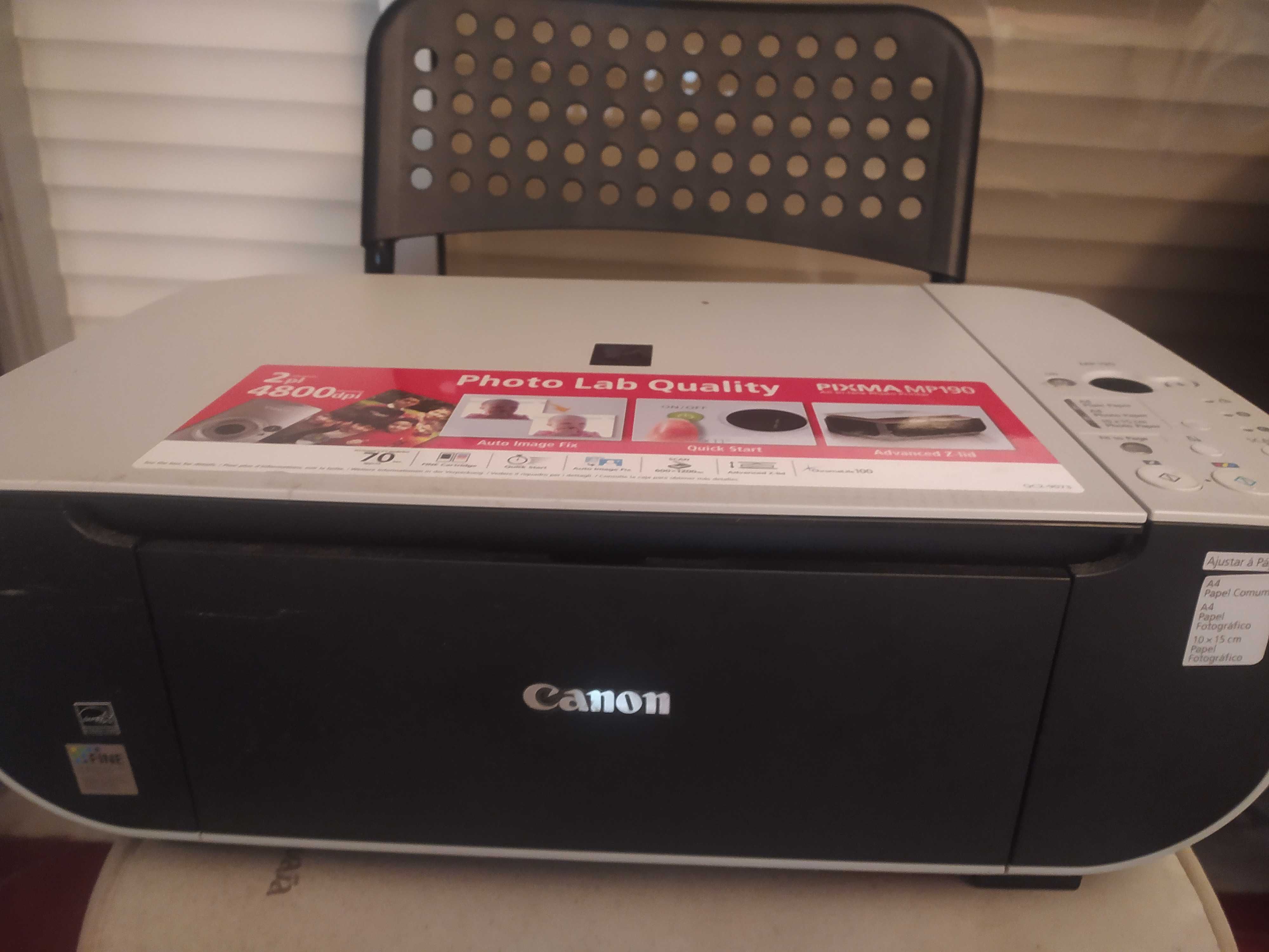 Canon PIXMA MP190  impressora scanner copiar web