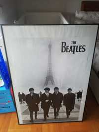 Poster Beatles a preto e branco