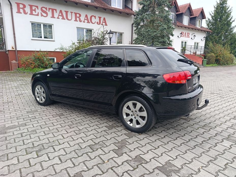 Audi A3 2.0 TDI 170KM Skóra Klima Elektryka Czarny sufit ŁADNA ZADBANA