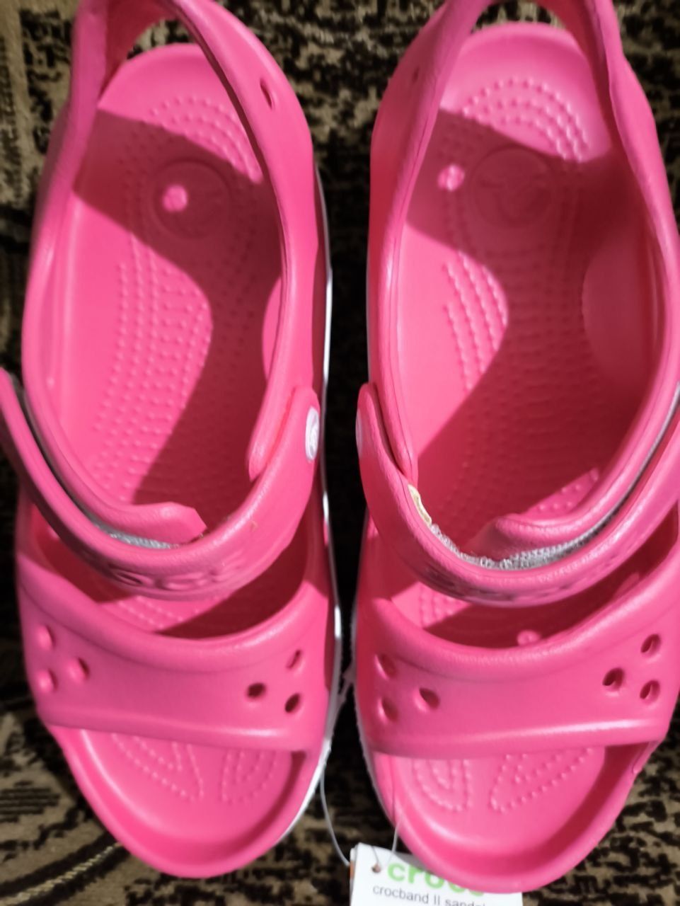 Сандалии Crocs Kids Crocband II Sandal Paradise 14854-66I-C9 Розовы