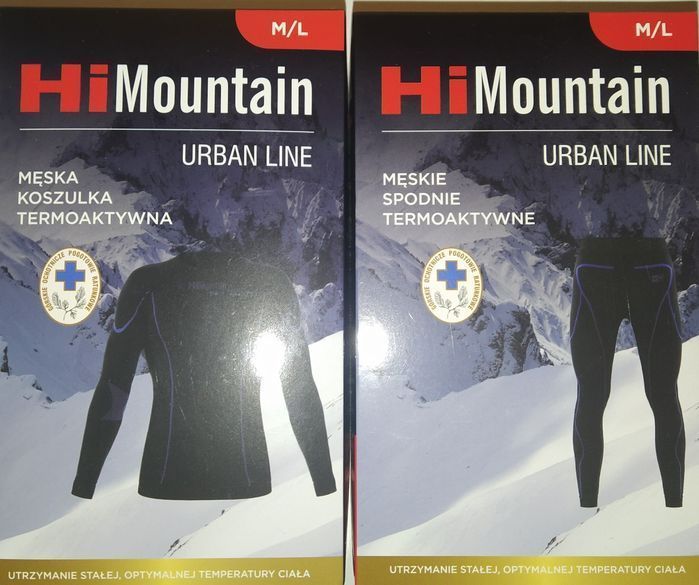 Bielizna termoaktywna męska komplet bluza spodnie m/l