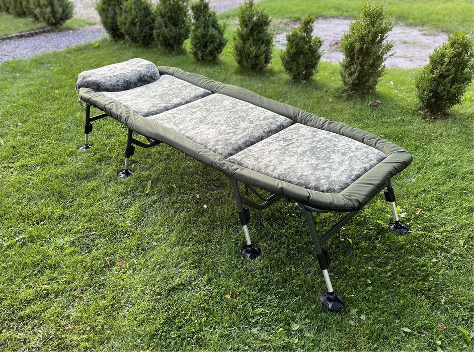 Розкладушка карпова Mivardi CamoCode Flat8 ліжко карпове