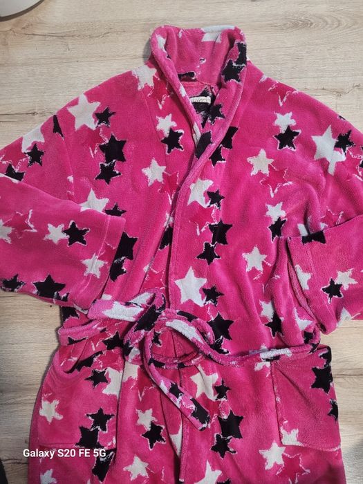 Szlafrok damski różowy