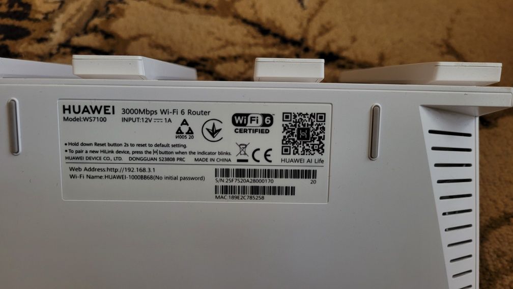 Router Wi-Fi Huawei WS7100