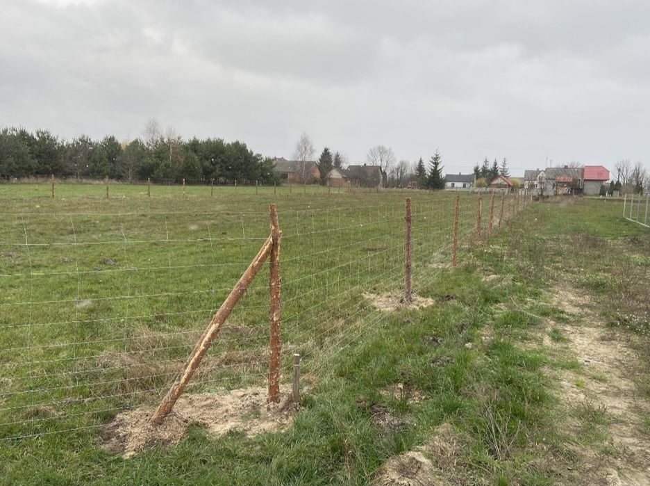 Ogrodzenie leśne tymczasowe budowlane