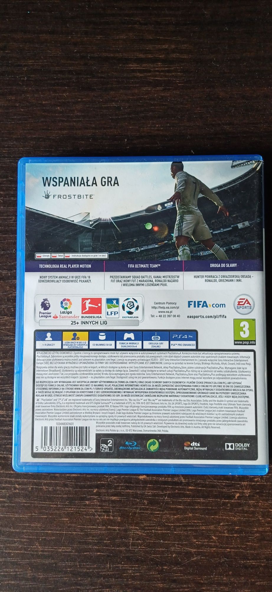 Fifa 18 na konsole ps4