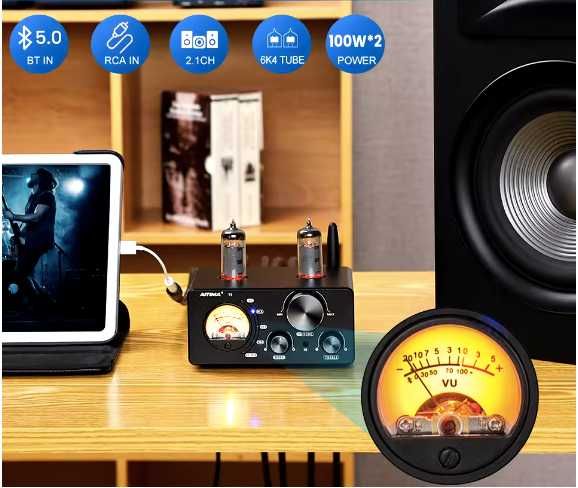 Усилитель мощности 2х100W AIYIMA Audio T9 ЦАП TPA3255 класс D Д блютуз