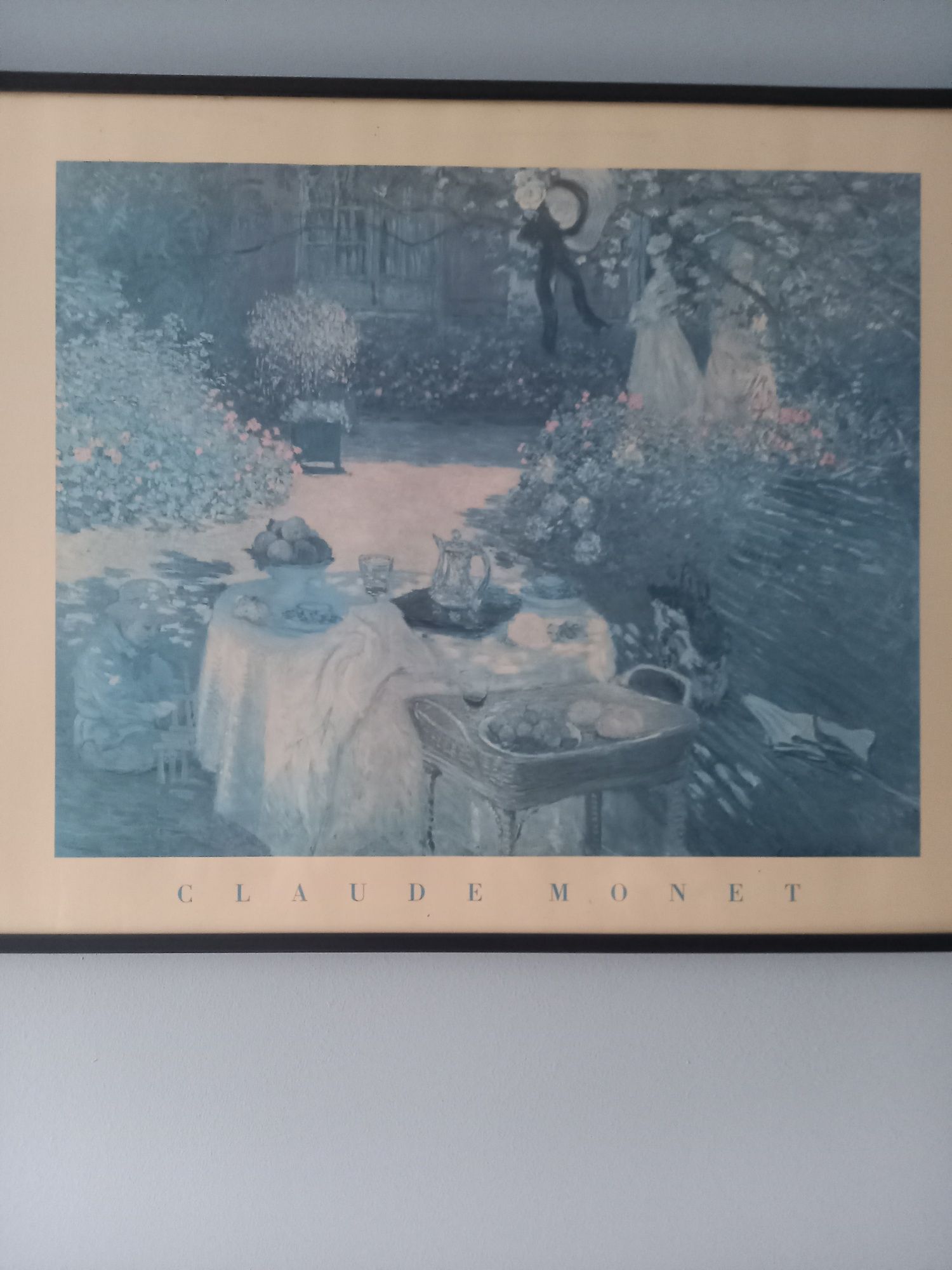 Reprodukcja obrazu Claude Moneta Posiłek w ogrodzie