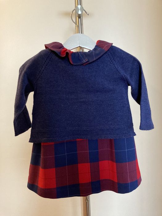 Vestido Knot, 12 meses, como novo.