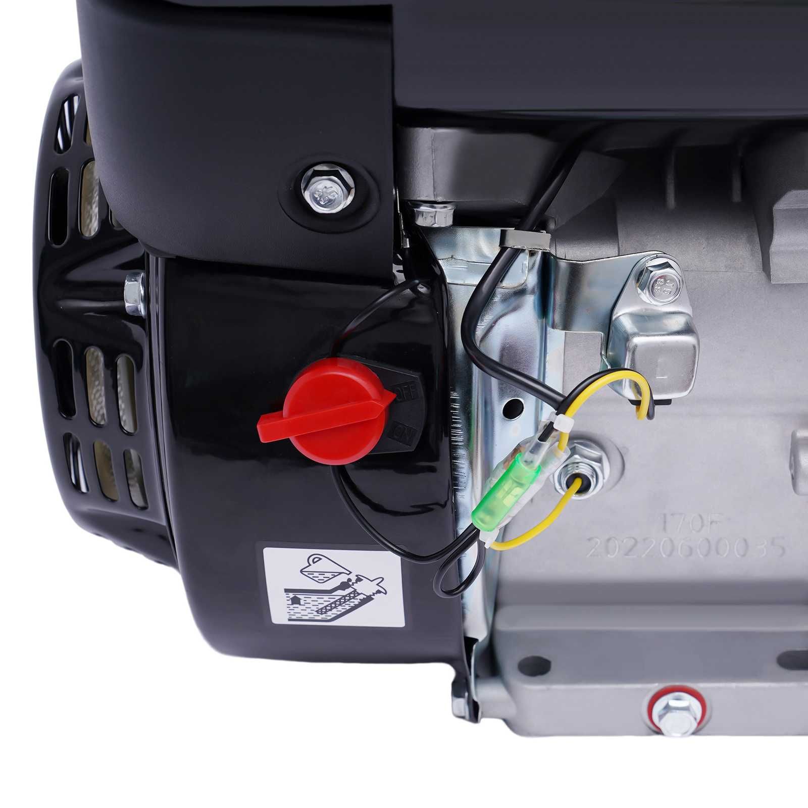Motor a gasolina de 4 tempos, 7.5 hp, 210cc,
5100w