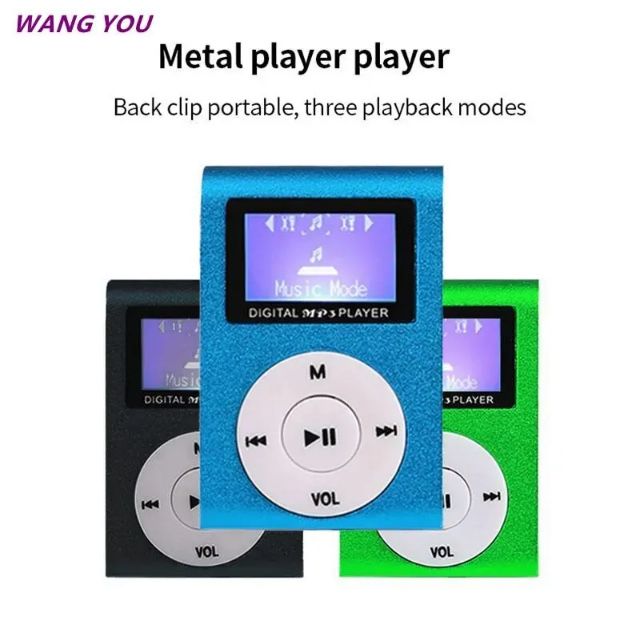 Leitor MP3 portátil  com display