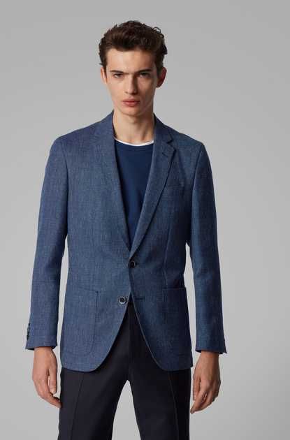 Cпортивний піджак блейзер Hugo Boss wool linen slim fit р. 50 -52