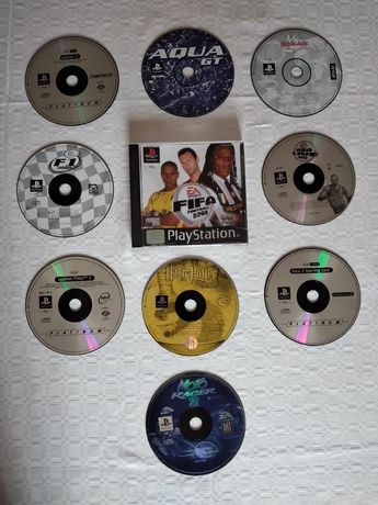 PS1 CDs 10 Jogos Diferentes. Estimados. Oferta do Porta CDs. 5€ Cada.