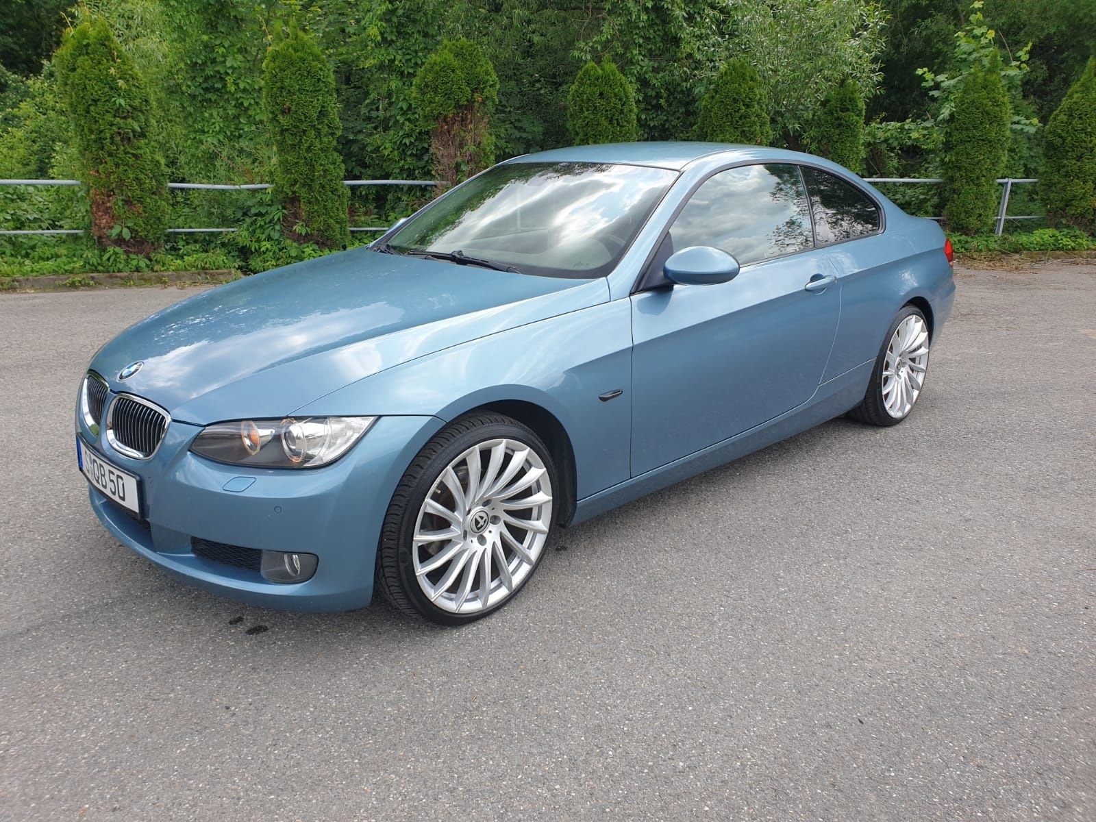 BMW E92 320i COUPE Oryginalny Lakier ATLANTIK BLAU 123000km przebiegu!