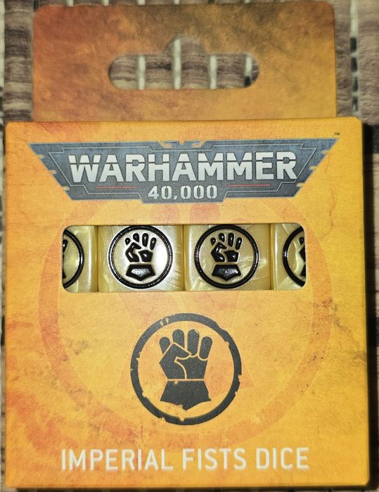 Warhammer 40.000 Imperial Fists Dice