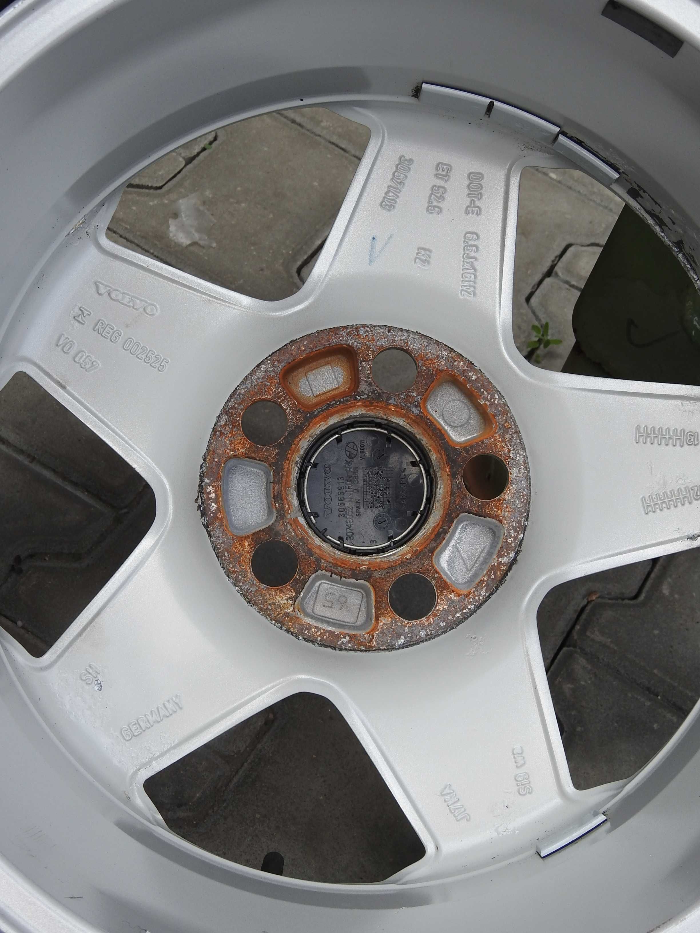 4x 16'' 5x108 Volvo 6,5J ET52,5 Piasta 63,3mm  SUPER STAN