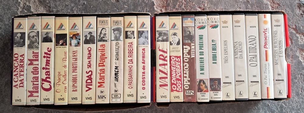 Cassettes video VHS7 Originais Filmes +400