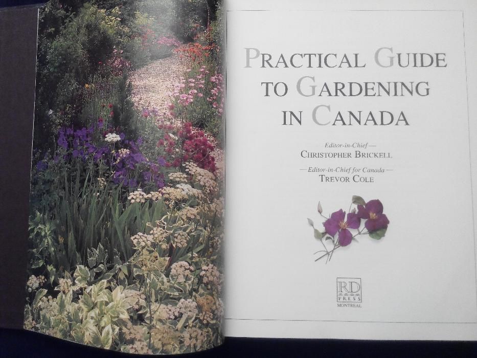 Livro raro - Practical Guide To Gardening In Canada