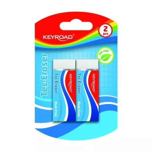 Gumka do ścierania KEYROAD techniczna 2 szt blister. PBS Connect
